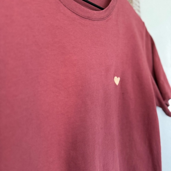 Sezane Conrad T-shirt in Rosewood - Picture 3 of 7